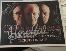 Henry Hill Frank Cullotta Real Tony Montana Signed Flyer Original Gangsters Auto picture