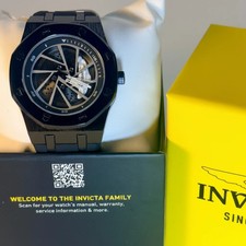 69489 Invicta Speedway Rim Mens 3-Hand Brake Caliper Black Dial 42mm Watch picture