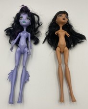 Monster High Glowsome Clawdeen Wolf Full Body Doll& Cleo de Nile No Hands Doll 2 picture