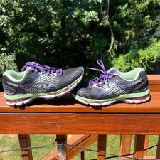 Asics Women's 9.5 Gel Nimbus 18 Purple Black Running Jog Comfort Sneakers picture