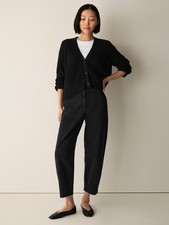 EILEEN FISHER Cotton Stretch Denim Arch Pant (new) picture