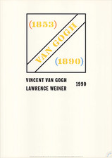 LAWRENCE WEINER Homage to Vincent van Gogh 33