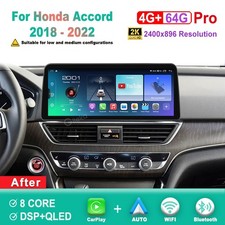Accord 12.3'' 2K Screen Android Car Radio For Honda Accord 10 2018-2022 Carplay picture