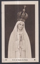 Holy card antique de la Virgin de Fatima santino image pieuses estampa picture