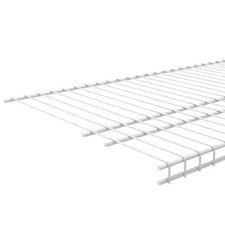 SuperSlide 72 in. W x 16 in. D White Ventilated Wire Shelf picture