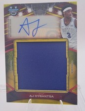 AJ Dybantsa Bowman’s Best U Jumbo Player Worn Relic Autograph Auto RC /75 picture