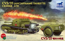 Bronco CB35008 1/35  Italian CV3/35 Lanciafiamme Tankette picture
