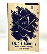 Vintage Basic Electricity Navy Training Courses 1956 Navpers 10086 Book Manual picture