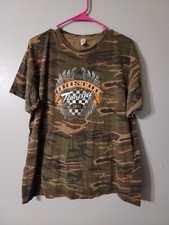 Anvil Bristol Tennessee 2011 Camo T Shirt Size L 100% pre shrunk Cotton  picture