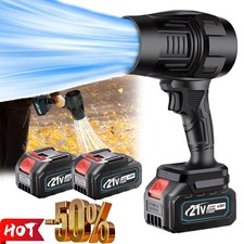 Electric Cordless Leaf Blower 80000PM Handheld Leaf Blower 2X Batteries, Charger picture