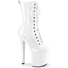 Pleaser Enchant 1040 Lace-Up Mid-Calf Platform Boots 7 1 2