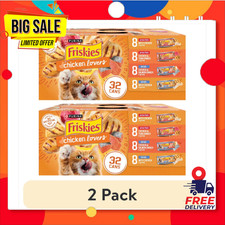 2-Pack Purina Friskies Chicken Lovers Prime Filets & Shreds Wet Cat Food 5.5oz picture