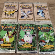 VINTAGE GRAIL SEALED COLLECTION LOT-5 Randomly Assorted boosters-Pokemon TCG picture