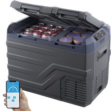 VEVOR Portable Car Refrigerator Freezer Compressor 32 L Dual Zone for Car Home picture