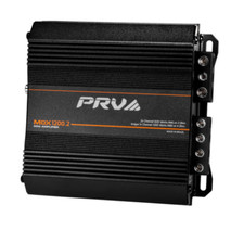 PRV MDX1200.2 2 Ohm Mini 2 Channel 2x 600 Watts Amp Compact Car Audio Amplifier picture