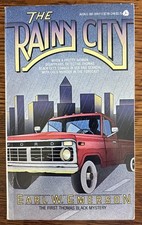 The Rainy City Earl W Emerson SIGNED 1st Edition 1st Printing 1985 Thomas Black picture