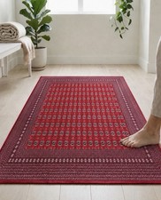 Rare Hand knotted Pakistani Bokhara Jhaldar Wool Area Rug 9-1 x 12-0 Ft picture