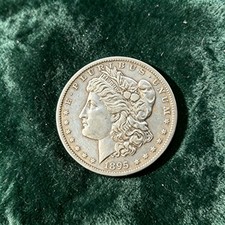 90% Silver 1895-S Morgan Dollar Beautiful Brilliant Uncirculated picture