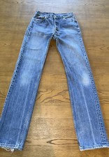 Vintage Y2K Levi’s 501 Jeans 30x34 Made USA Button Fly Cool Fade Distressed- EUC picture