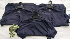 (Box Of 12)NWT George Men's XL Crew Neck Navy TShirt picture