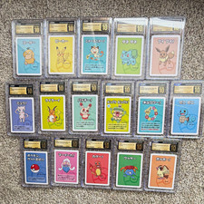 Massive Pokemon TCG CGC Pristine 10 Graded Old Maid Japanese 15 Card Lot picture