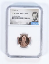 1991-S Lincoln Memorial Cent PF70 RD NGC - Special Lbl picture