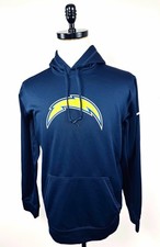Nike NFL Los Angeles Chargers Therma-FIT Navy Pullover Hoodie Men's M picture