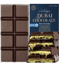 Eastanbul Dubai Dark Chocolate Bar Pistachio, 7oz, Pistachio Dubai Chocolate Bar picture