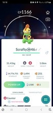 Shiny Scrafty ( Scraggy Evolution ) Pokemon Tr@de Go picture