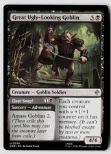 Great Ugly-Looking Goblin 74 Uncommon The Hobbit Magic: The Gathering Near Mint picture