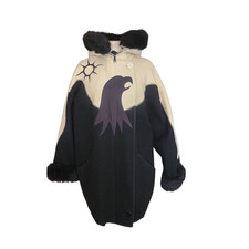 VTG 1980s Linda Lundstrom La Parka Coat Guardian Eagle Jacket Outer Nylon Shell picture