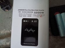 60v 240vac 5000w pure sine inverter 2500w continues picture