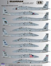 Speed Hunter Graphics 1/48 decals F-15 Guardian Eagles for GHW kits - 48031 picture