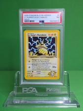 POKEMON 2000 GYM HEROES LT. SURGE'S ELECTABUZZ HOLO 6 PSA 7 picture