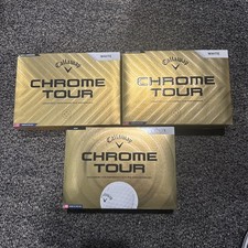 Callaway 3 dozen Chrome Tour White Golf Balls  picture