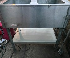 Eagle 2-Pan Electric Hot Food Steamer Table Full Size, Top Mount picture