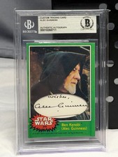 1/1 Alec Guinness 1977 BGS Star Wars OB1 Wan SIGNED Auto Topps Card Ben Kenobi picture