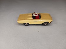 Aurora Vintage Thunderbird Roaster Convertible RARE Yellow W Driver HO Slot Car picture