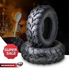 SET 2 WANDA ATV/UTV TIRES 24x8-12 24x8x12 6PR LT MUD picture