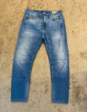 Diesel Women’s Blue Denim Low Rise Boyfriend Jeans Stretch 5-Pocket picture