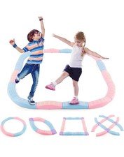 HONEY JOY 20PCS Kids Balance Beam Stepping Stones Montessori Sensory Toy picture