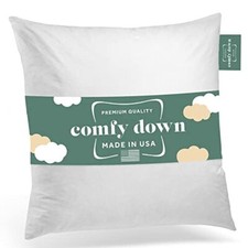 ComfyDown - Euro Square Pillow Insert FEATHER / DOWN  Sham Stuffer - ALL SIZES picture