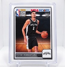 Extremely Rare No # 2023-24 Panini Nba Hoops Rising Stars Victor Wembanyama RC picture