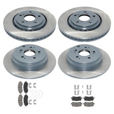 DuraGo Front Rear Rotors Wagner ThermoQuiet Ceramic Brake Pad Kit for Odyssey V6 picture