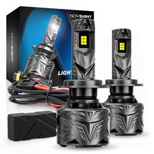 NOVSIGHT H7 LED Headlight Bulbs High Low Beam Conversion Kit 50000LM Bright Lamp picture
