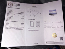 IGI Report Lab-Created Diamond 1.60ct D VVS2 Emerald Cut 7.96x5.65mm picture
