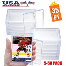 5-50Pcs Empty 35PT Magnetic Trading Card Holder One-Touc UV Protection Card Case picture