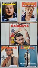 Esquire Magazine Lot of 5 2017 Chris Evans Kit Harington Robert Redford Pharrell picture