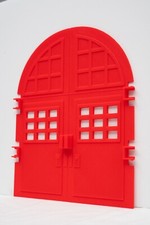Real Ghostbusters Kenner Firehouse Replacement Door Set + Door Stop Repro picture