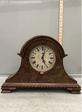 Sligh 0523-1-DV Mantel Clock Wood Quartz Roman Numeral Traditional Vintage picture